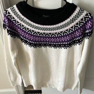 Beautiful multicolor sweater by Talbots